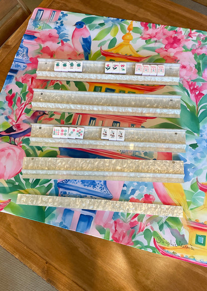 Mahj & Me Acrylic Racks and magnetic pushers