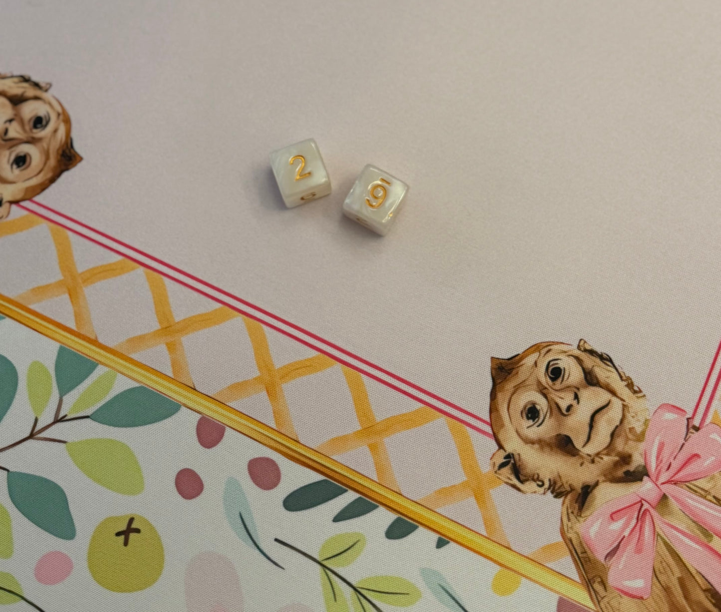Ivory Pearl Dice Set (my casita)