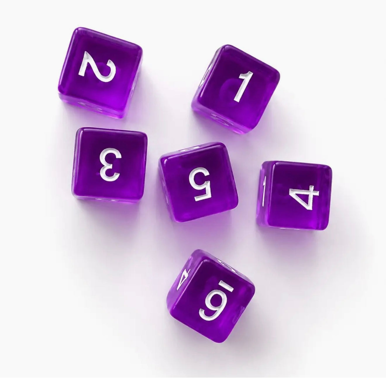 Pretty Purple Jelly Dice My Casita