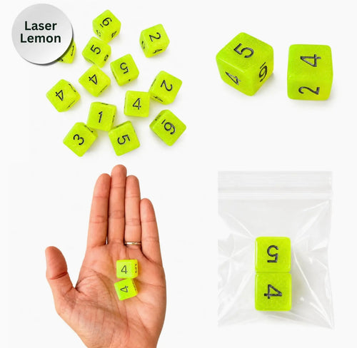 Sparkle Dice: Laser Lemon