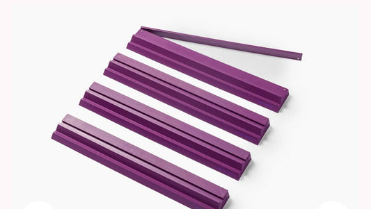 Stackable Plastic Racks with magnetic pushers: FINAL SALE NO RETURNS